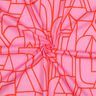 Cotton voile Town | Nerida Hansen – pastel violet/fire red,  thumbnail number 3