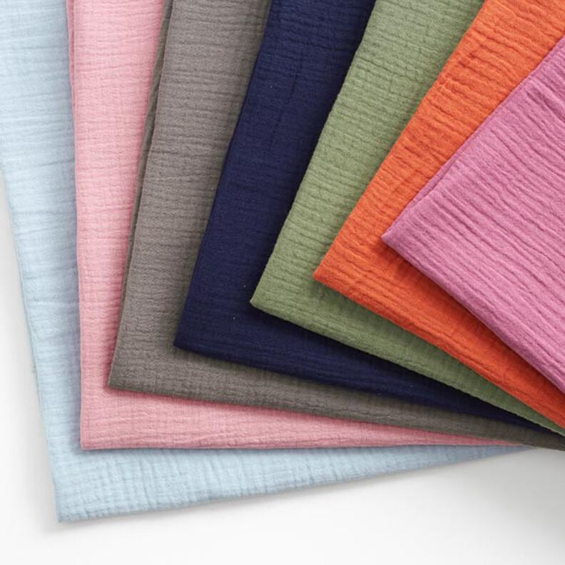 GOTS Double Gauze/Muslin | Tula – mauve,  image number 7