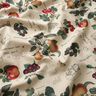 Decor Fabric Half Panama fruit varieties – natural/dark green,  thumbnail number 2