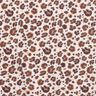 Cotton Cretonne large leopard spots – medium brown/light beige,  thumbnail number 1