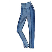Drainpipe trousers patterns