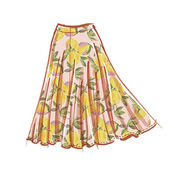 Pleated skirt patterns