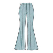 Flared trousers patterns